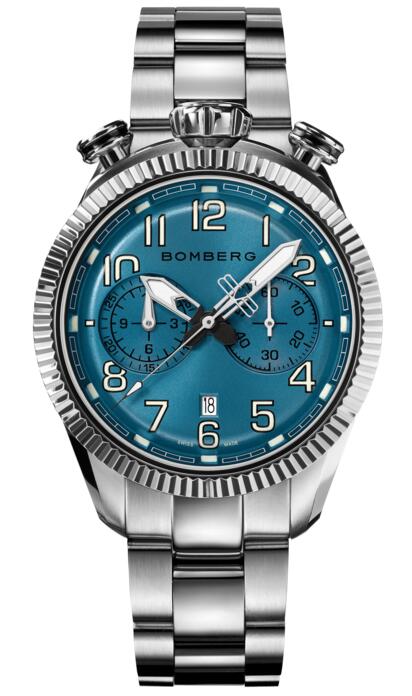 Bomberg BB-68 SMOKED LIGHT BLUE NS44CHSS.204.9 Fake watch